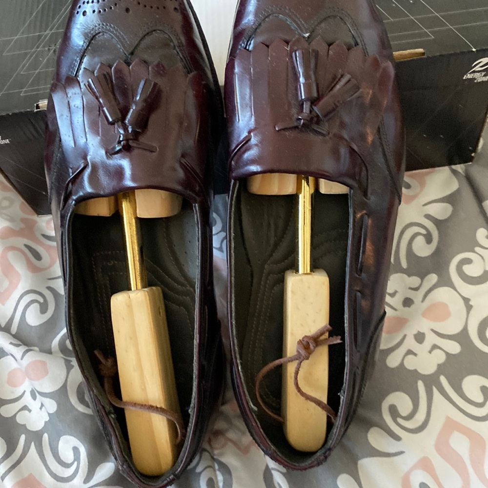 Dexter loafers tassels with kiltie brown size 10 1/2 EE